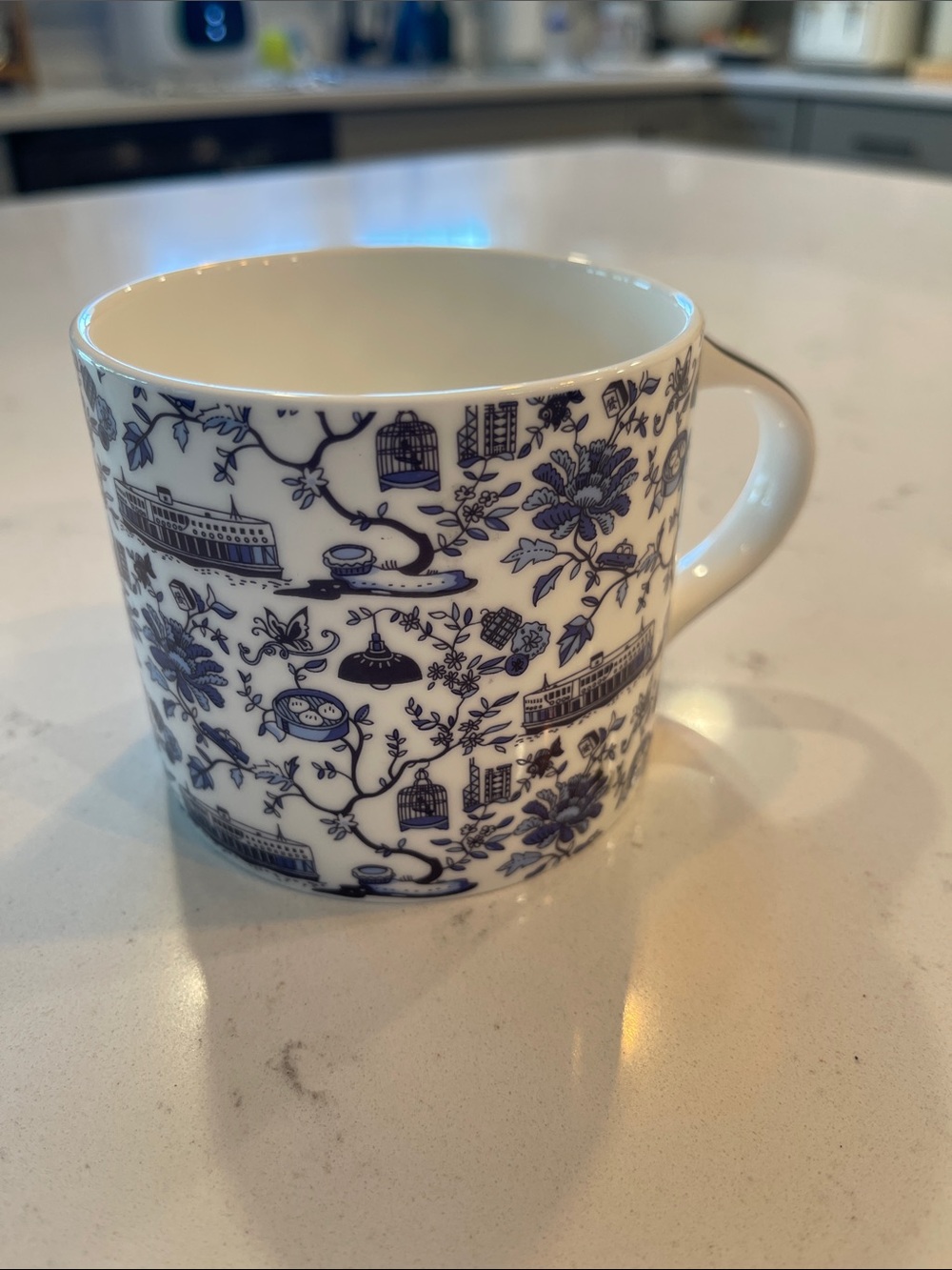 Hong Kong Toile Mug x Mariko Jesse Gine Bone China